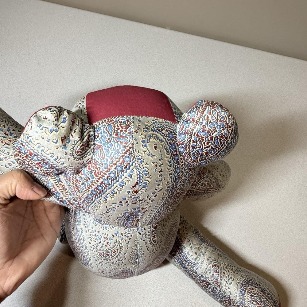 memory bear keepsake or memorial bear‎ paisley Pattern custom-made 17 In No Tags - Picture 4 of 6